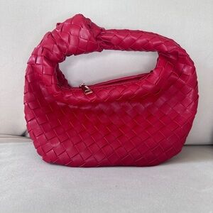 Red Urban Expressions Woven Bag